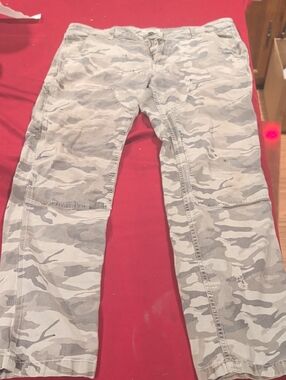 Goodthreads Light Gray Canvas Pants with Subtle Camo